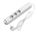 Grenuttag 3-vägs Smart m/USB Denver